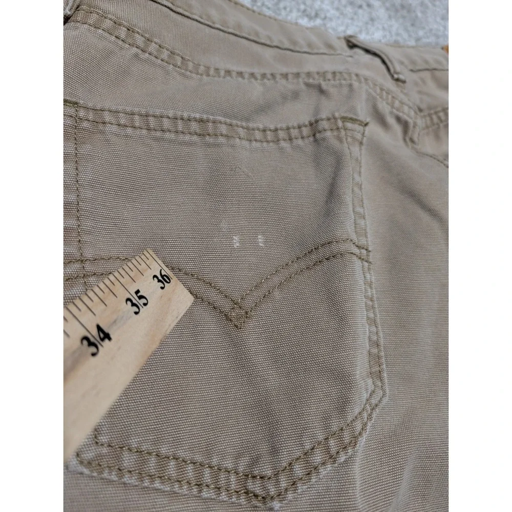 Levis 514 Jeans Mens 30x30 Khaki‎ Beige Straight Fit